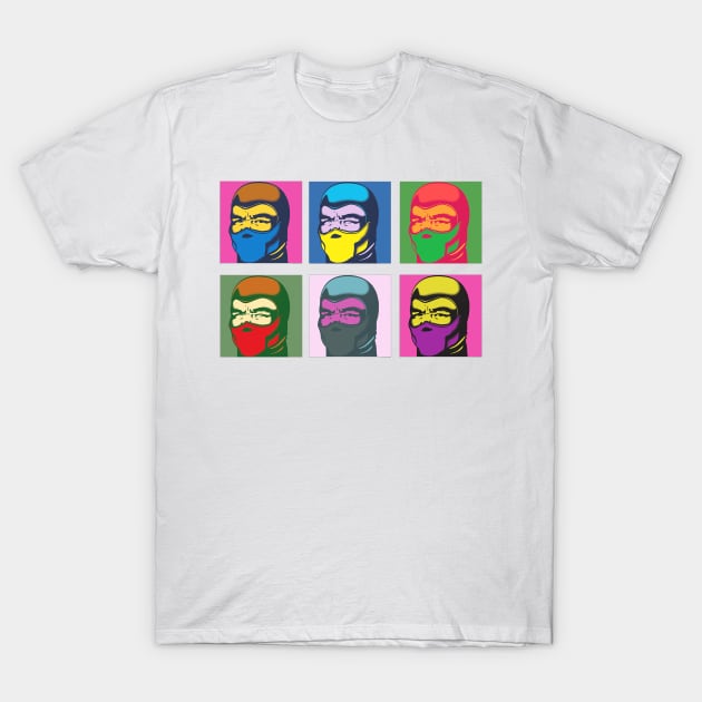 Mortal Popart T-Shirt by amodesigns